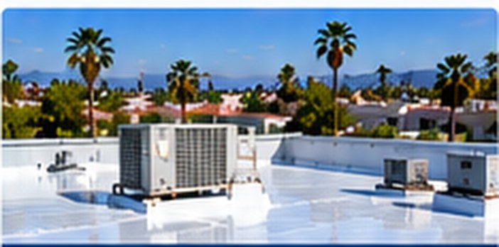 Apartment building roof in Excelsior after silicone coating