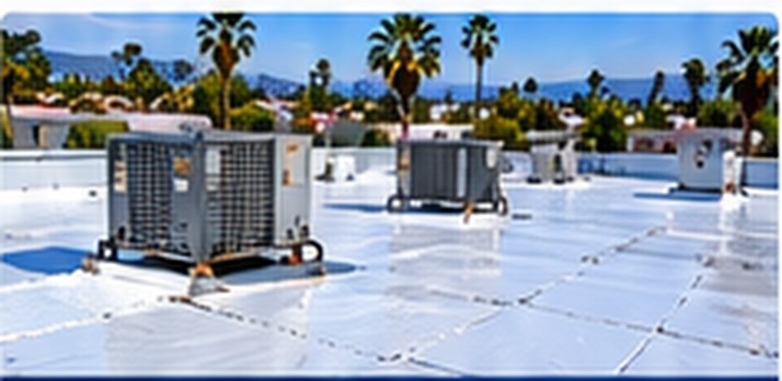 Commercial flat roof coating