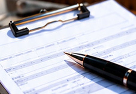 Roof insurance claim form on a clipboard &mdash; Laguna Beach roof claim assistance &mdash; Free Roof Program Laguna Beach