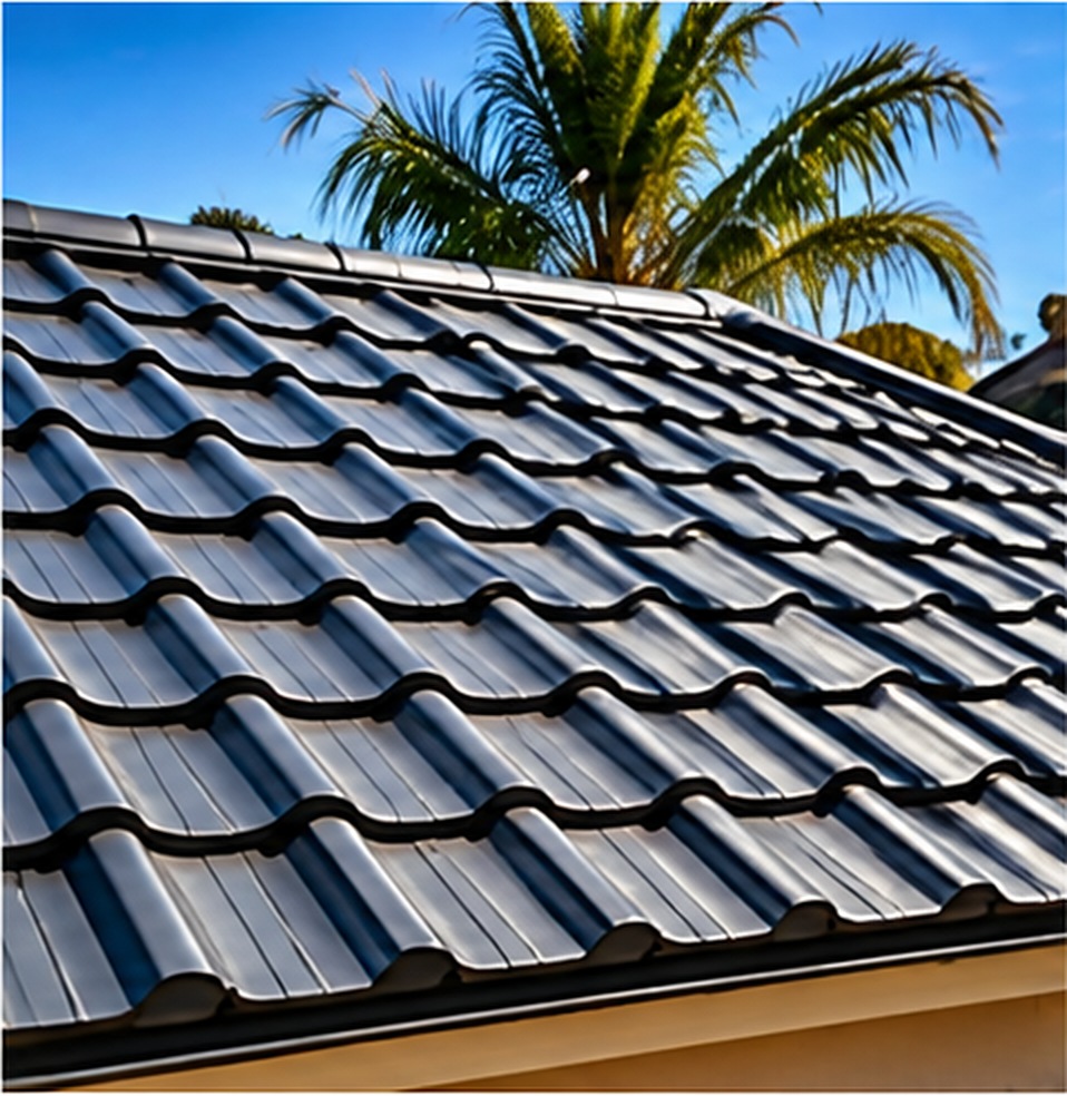 Metal tile roof &mdash; Metal Roofing Montebello