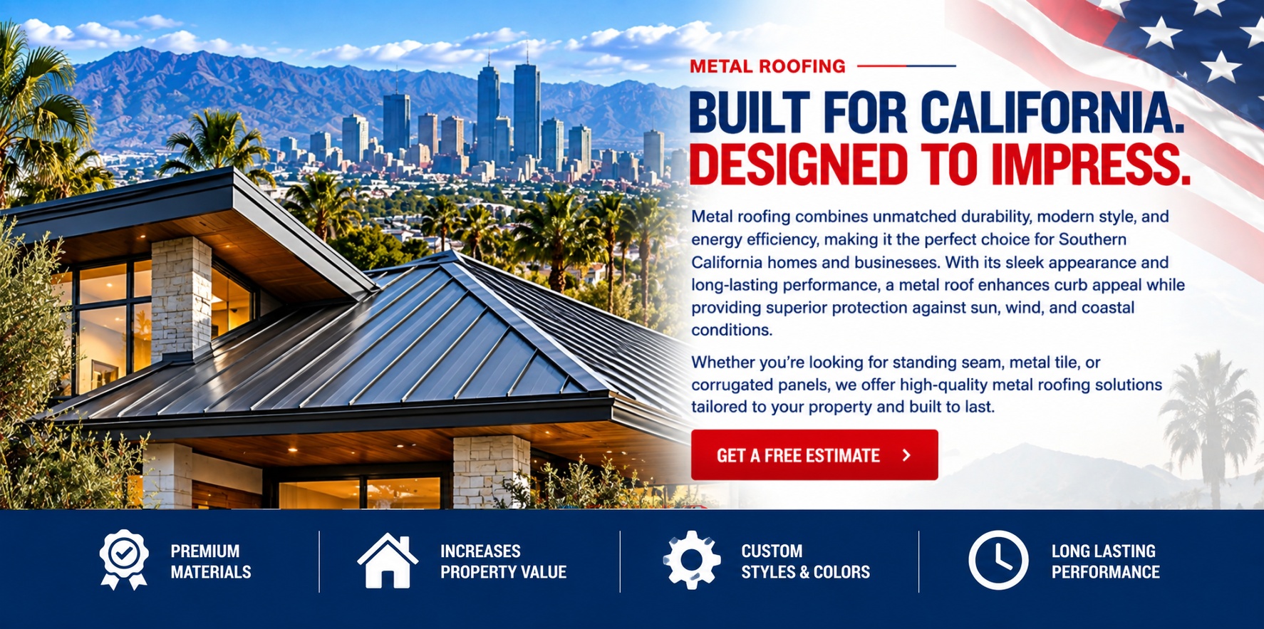 Metal roofing built for California and designed to impress &mdash; Metal Roofing Montebello