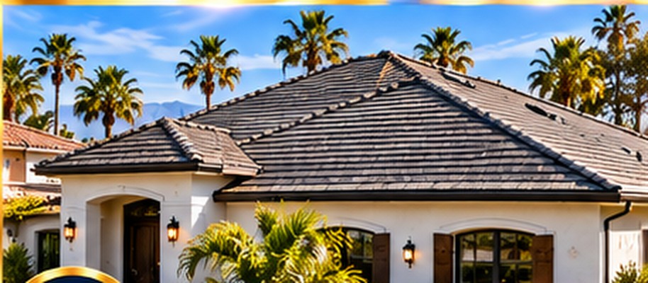 Repaired tile roof on a Palmdale home &mdash; roof repair Palmdale